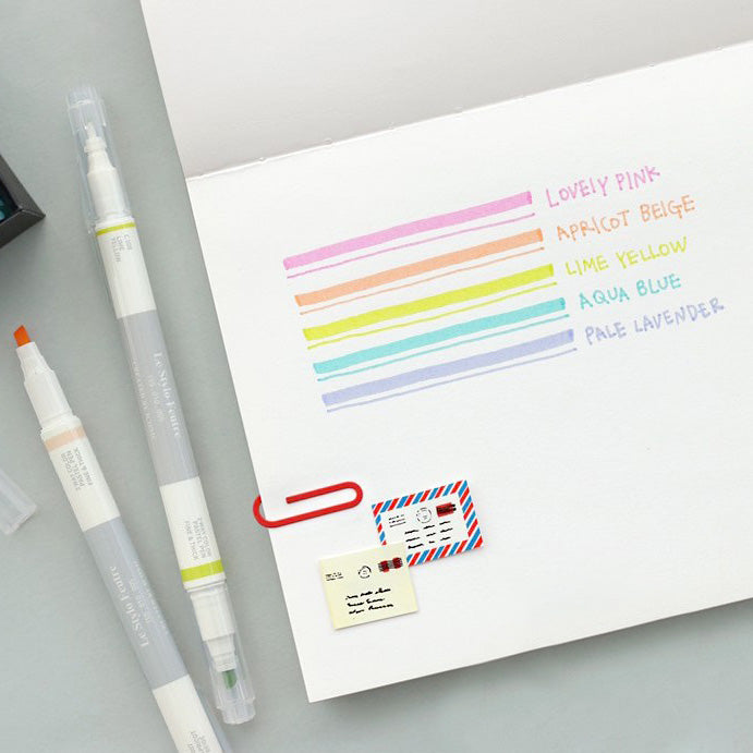 Iconic 2 Way Marker Pen Set - Pastel