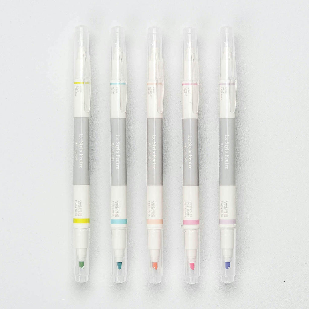 Iconic 2 Way Marker Pen Set - Pastel