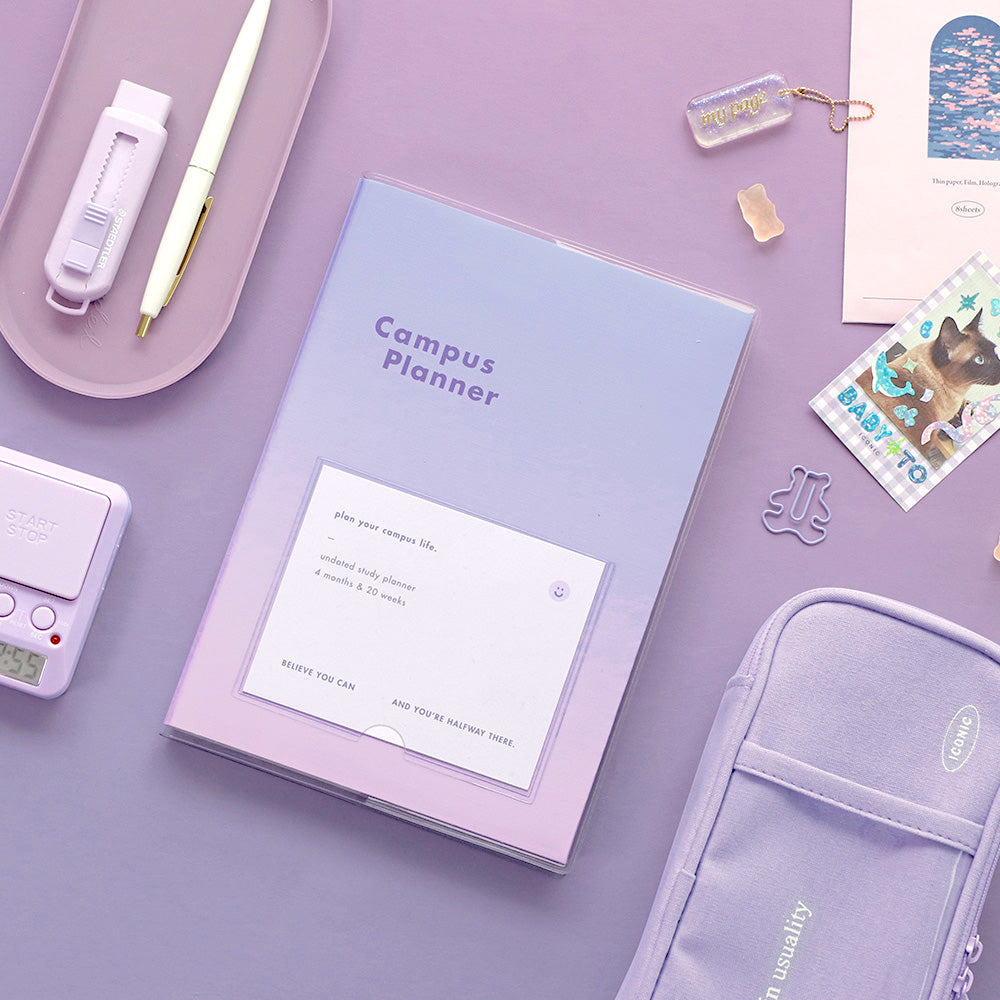 Iconic Campus Study Planner - Undated