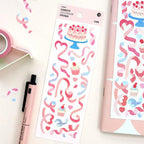 Iconic Confetti Hologram Stickers