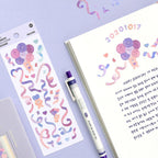 Iconic Confetti Hologram Stickers