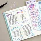 Iconic Confetti Hologram Stickers