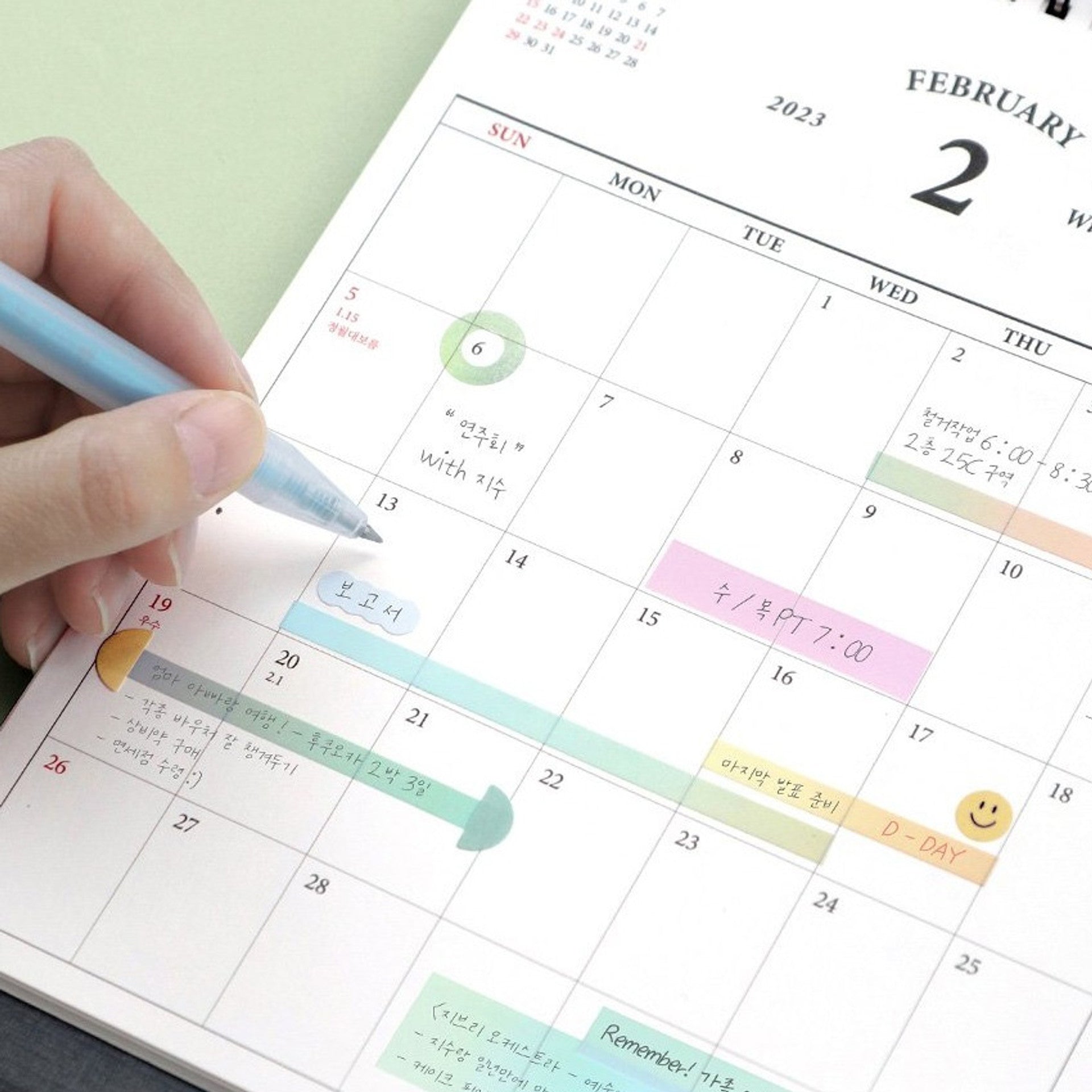 Iconic Index Long Highlighter Sticky Notes