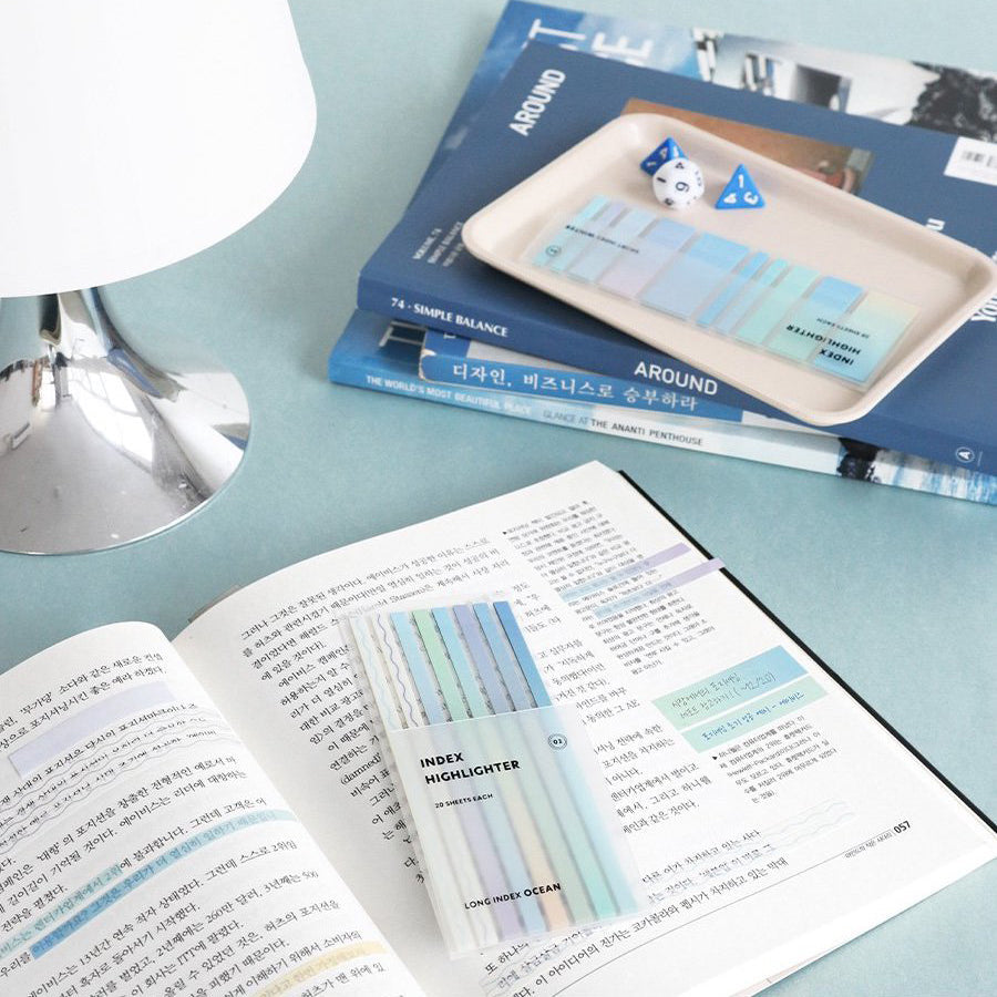 Iconic Index Short Highlighter Sticky Notes