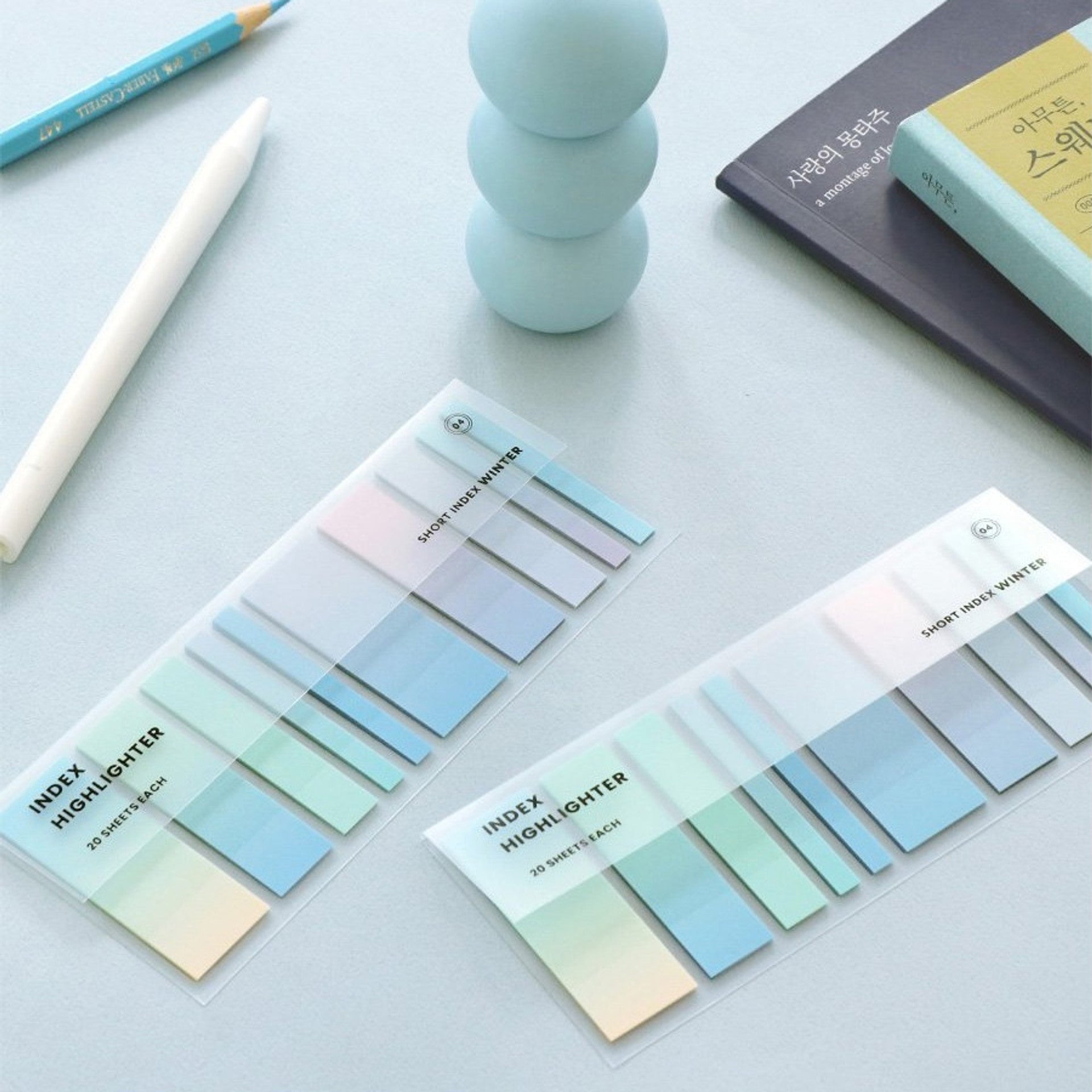 Iconic Index Short Highlighter Sticky Notes