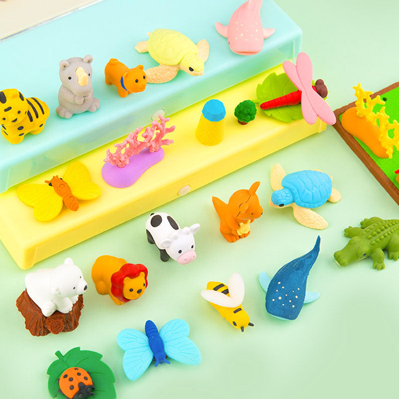 Iwako Eraser Set - Aquarium