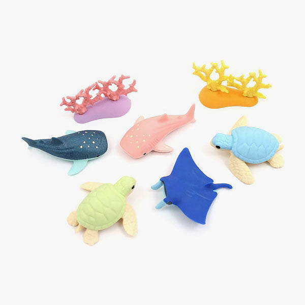 Iwako Eraser Set - Aquarium