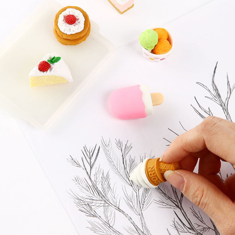 Iwako Eraser Set - Cake & Ice Cream