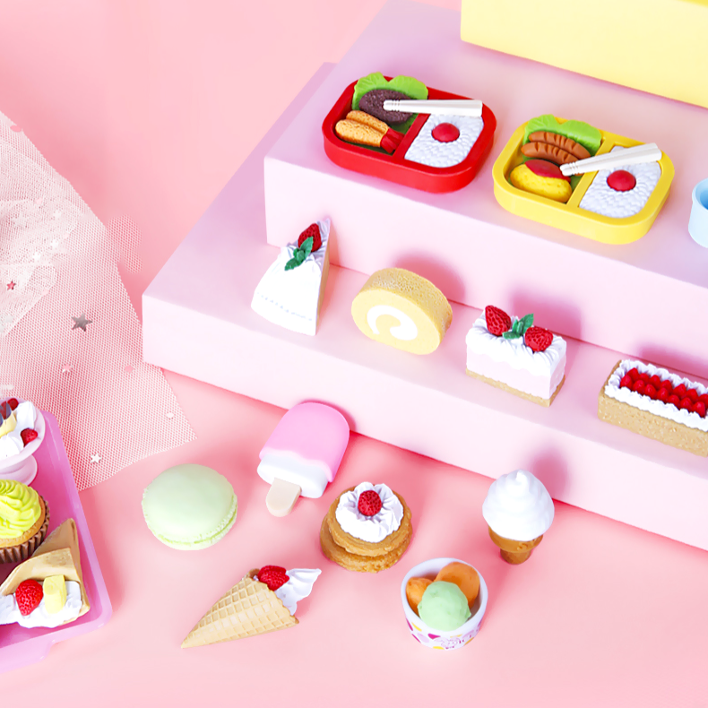 Iwako Eraser Set - Cake & Ice Cream