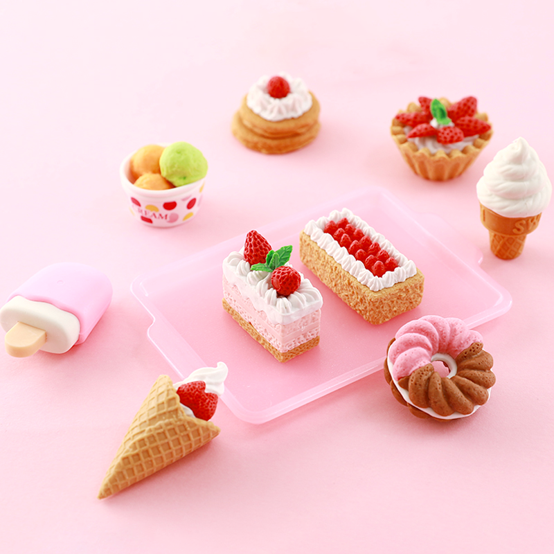 Iwako Eraser Set - Cake & Ice Cream
