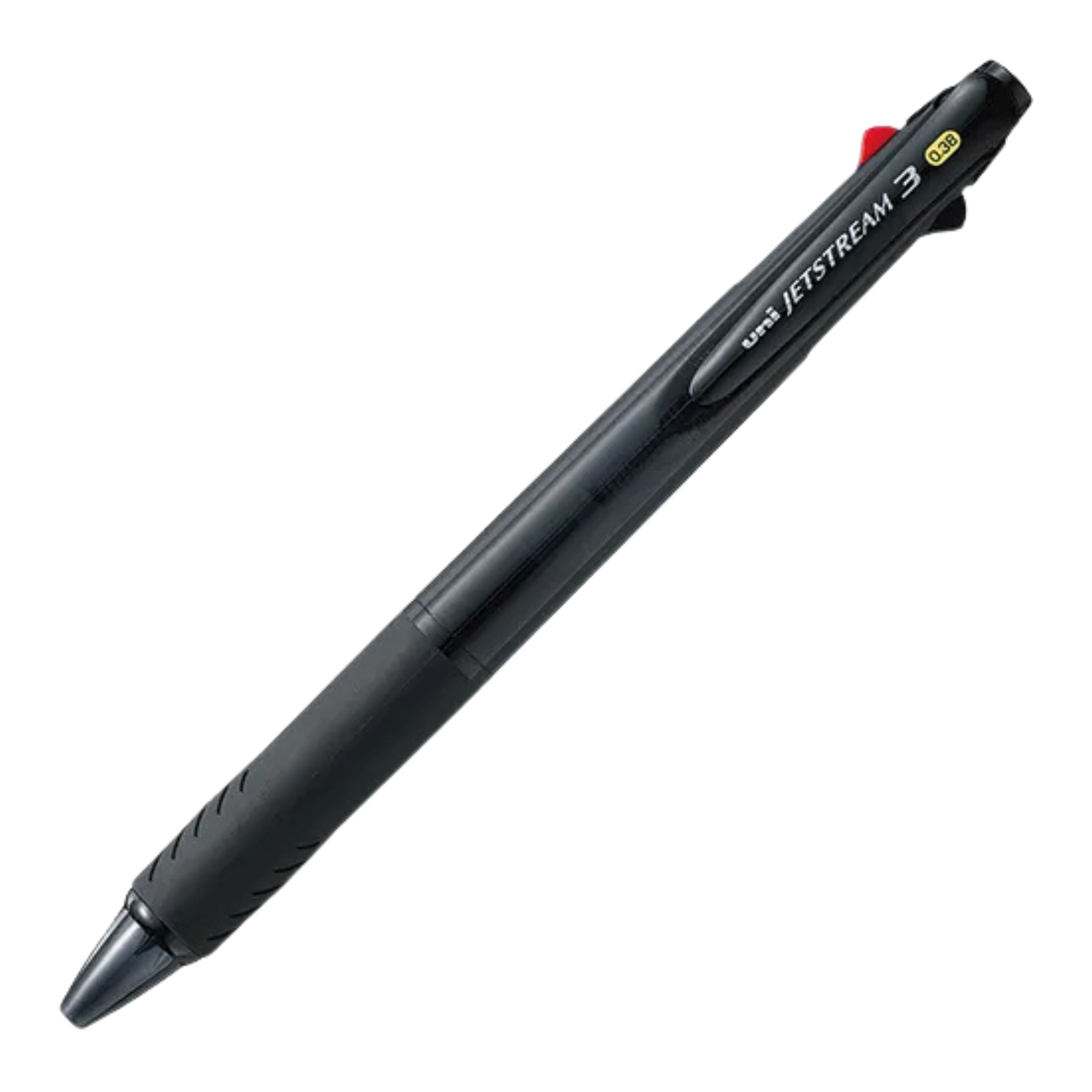 Uni Jetstream 3 Three Ink Multi Color Pen - Clear Black - 0.38mm