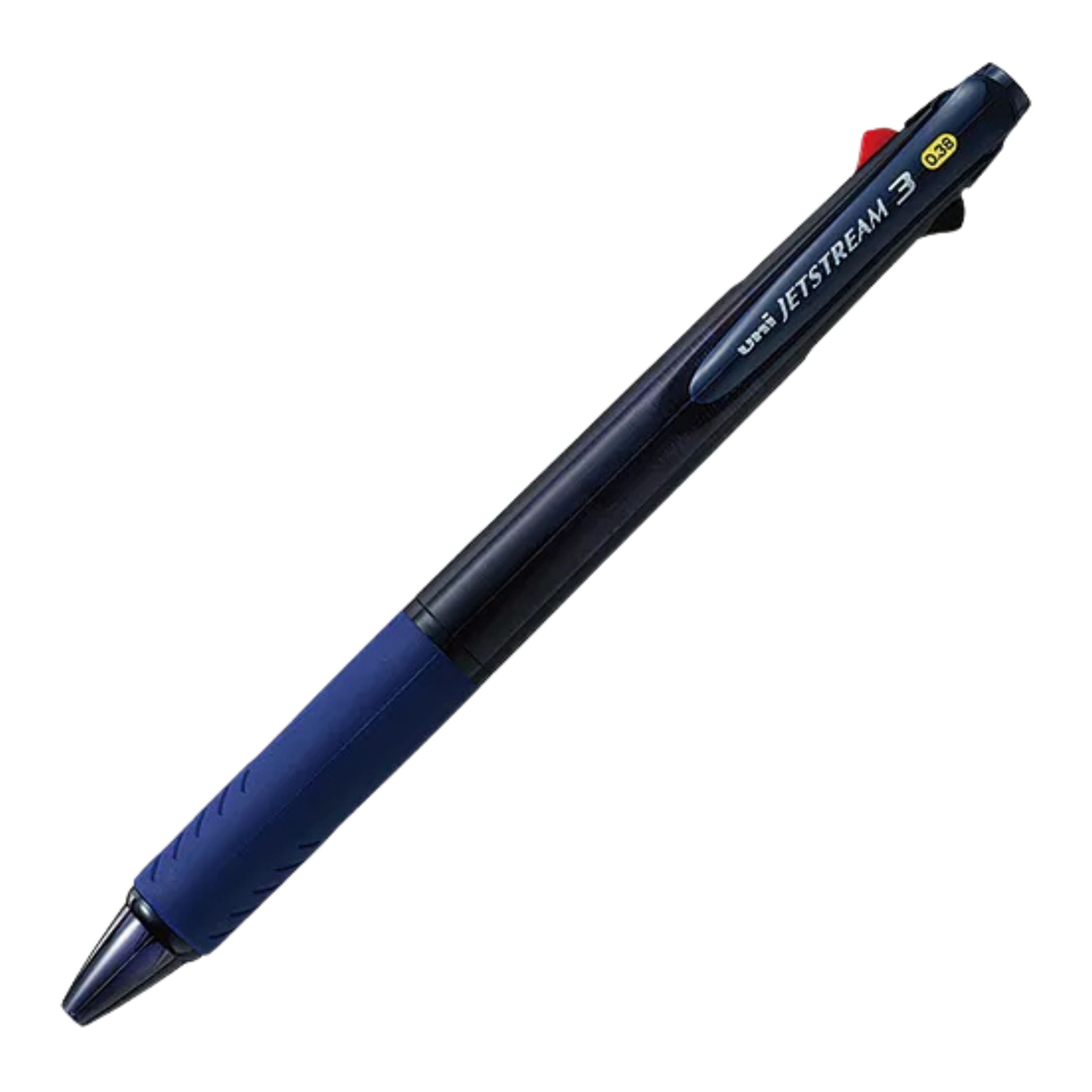 Uni Jetstream 3 Three Ink Multi Color Pen - Clear Navy - 0.38mm