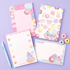 Jinbesan Donut Island Memo Pad - Donut Party