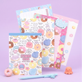 Jinbesan Donut Island Memo Pad - Donut Party