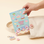 Jinbesan Donut Island Memo Pad - Pastel Friends