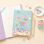 Jinbesan Donut Island Memo Pad - Pastel Friends