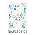 Favluv Sticker - Flower - Blue
