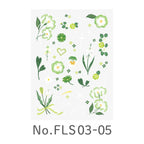 Favluv Sticker - Flower - Green