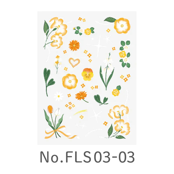 Favluv Sticker - Flower - Orange