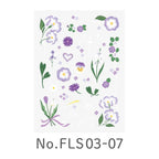 Favluv Sticker - Flower - Purple
