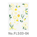 Favluv Sticker - Flower - Yellow