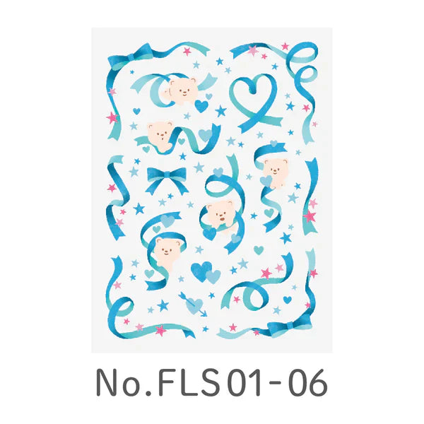 Favluv Sticker - Ribbon - Blue
