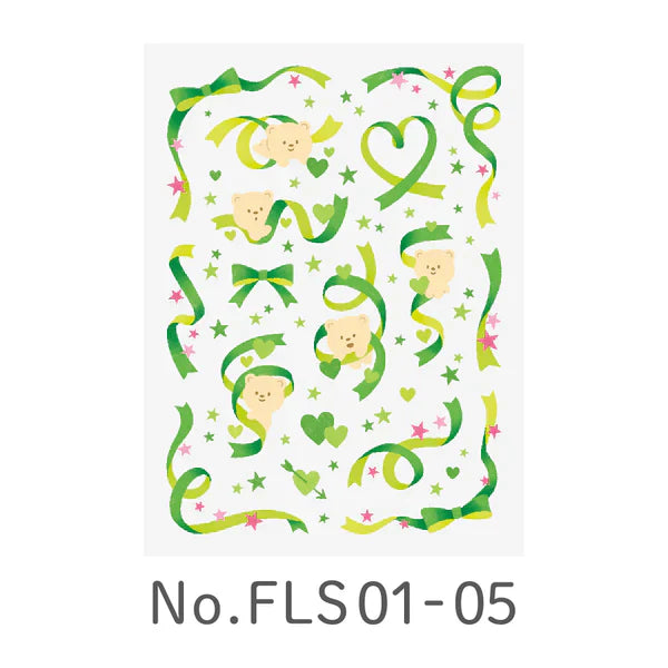 Favluv Sticker - Ribbon - Green