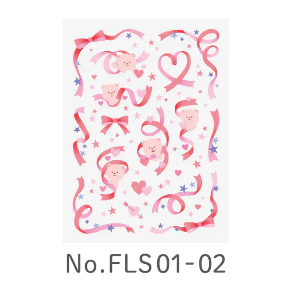 Favluv Sticker - Ribbon - Pink