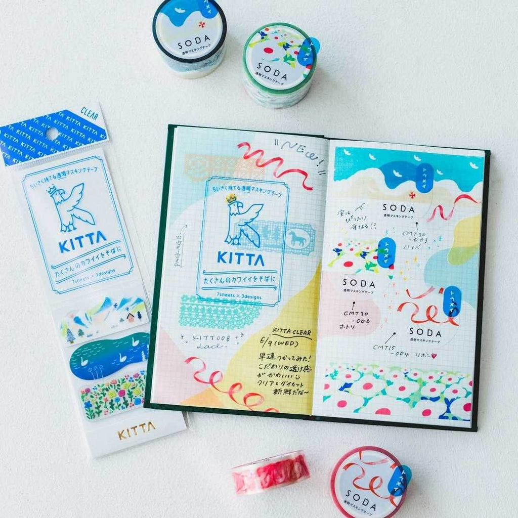 KITTA Clear Tab Stickers - Toromi & Scenery