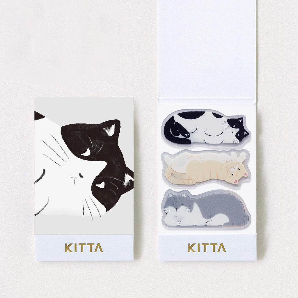 KITTA Tab Stickers - Napping Neko