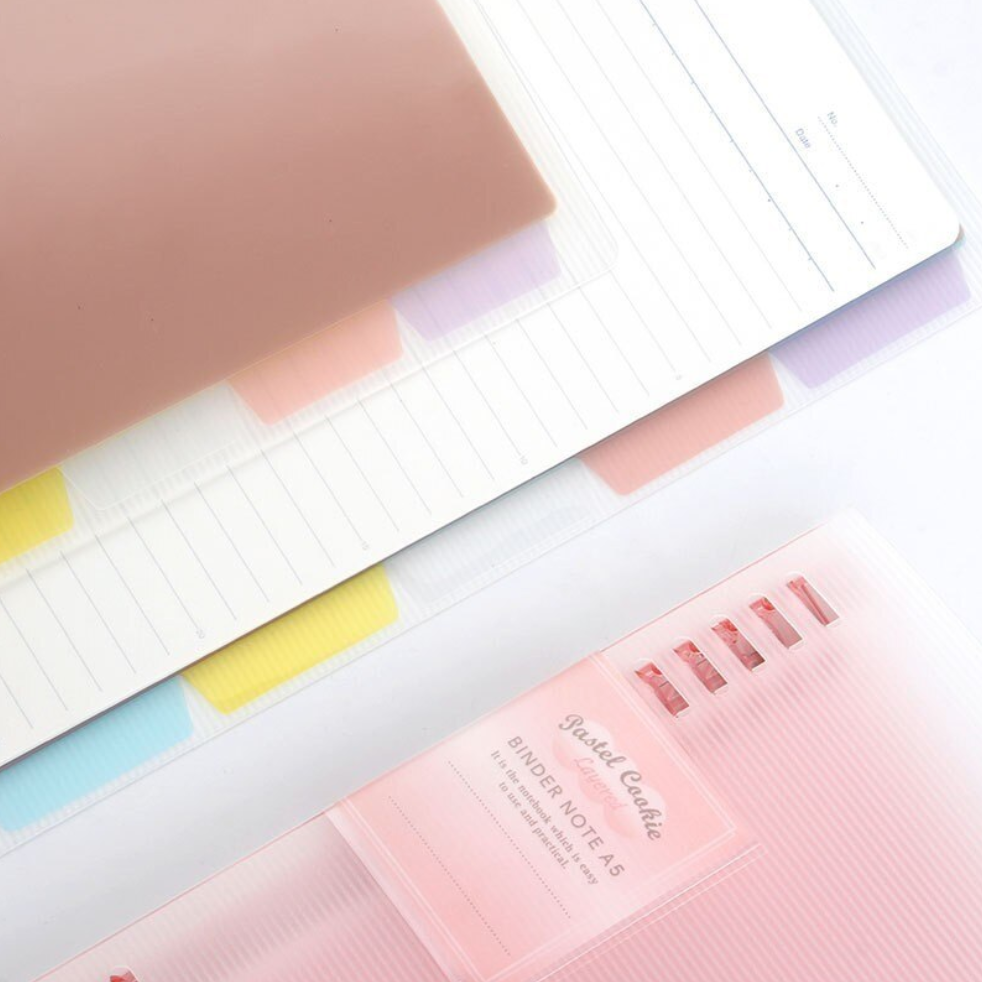 KOKUYO Pastel Cookie Binder