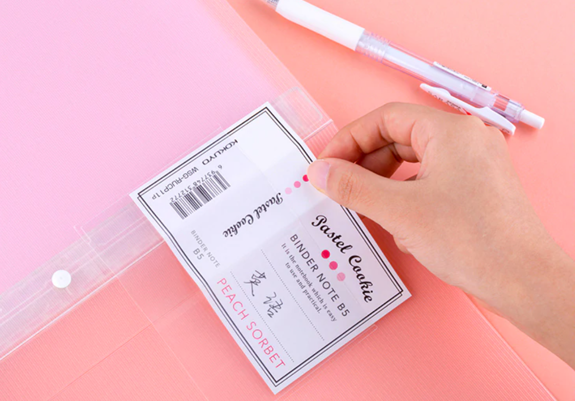 KOKUYO Pastel Cookie Binder