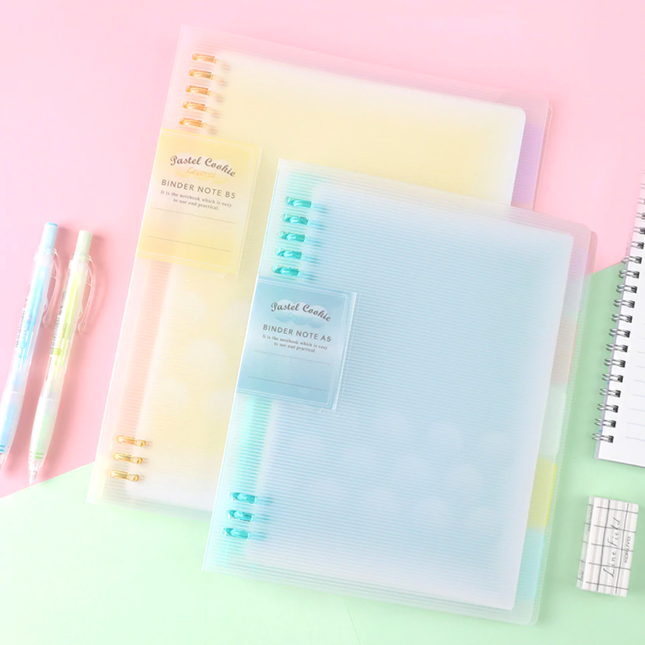 KOKUYO Pastel Cookie Binder