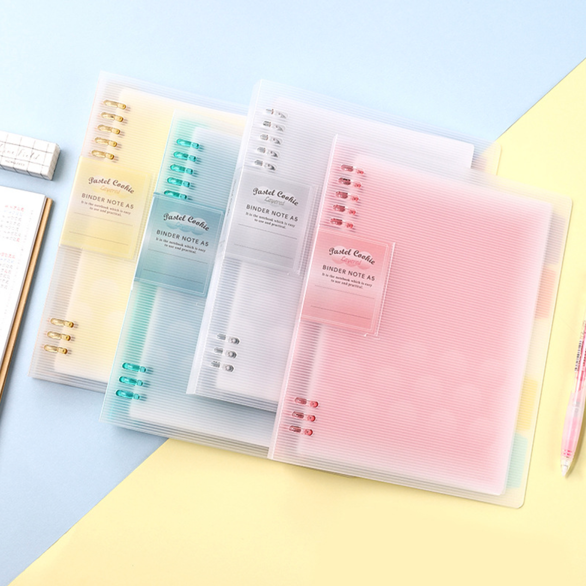 KOKUYO Pastel Cookie Binder