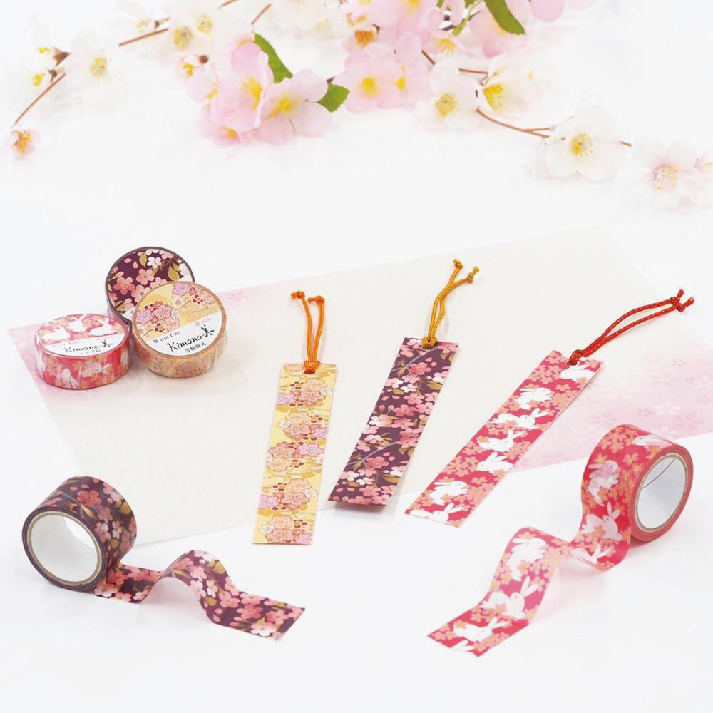 Kamiiso Kimono Series Masking Tapes - Hana