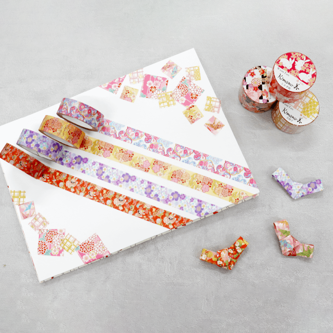 Kamiiso Kimono Series Masking Tapes - Yuu