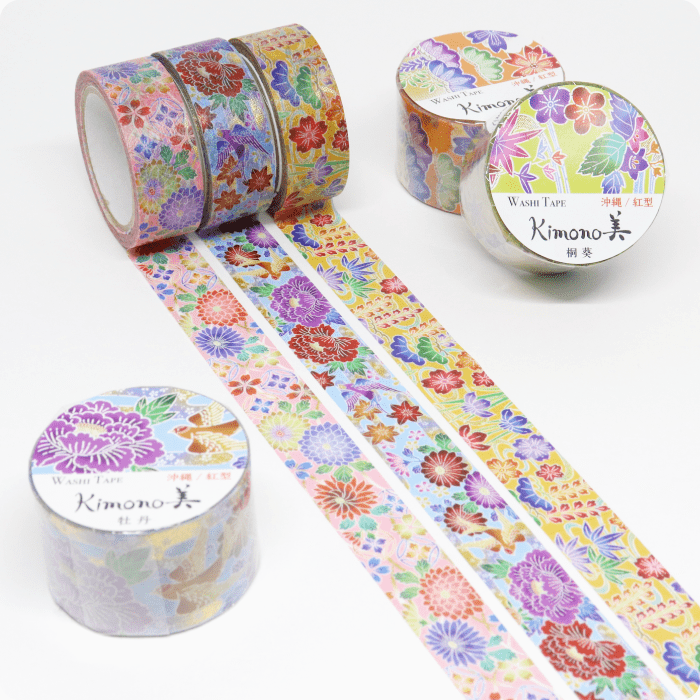 Kamiiso Kimono Series Masking Tapes - Bin