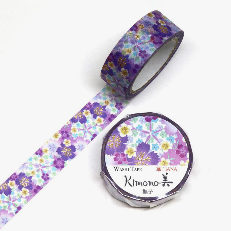 Kamiiso Kimono Series Masking Tapes - Hana
