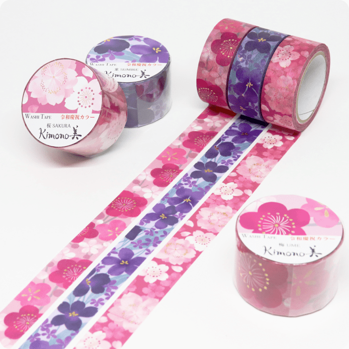 Kamiiso Kimono Series Masking Tapes - Rei