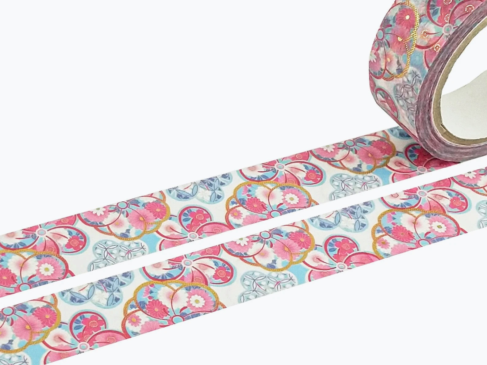 Kamiiso Kimono Series Washi Tape - Twisted Plum Blossom