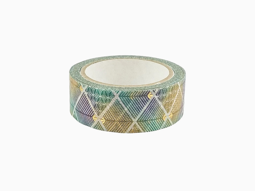Kamiiso Kimono Series Washi Tape - Wide - Wakamatsu Ryo