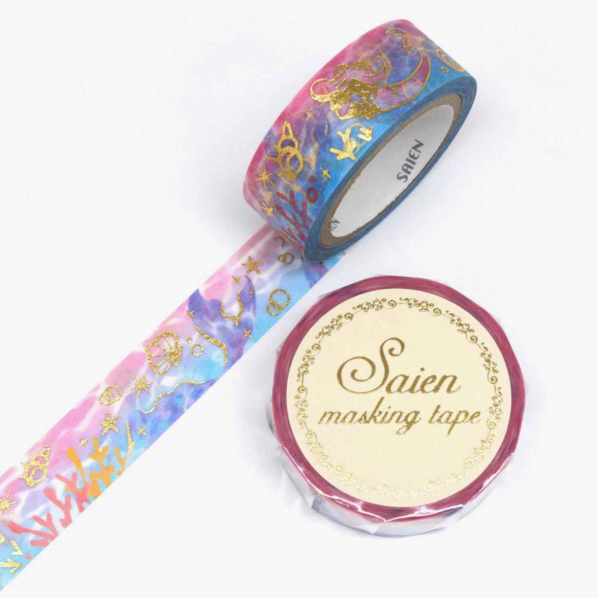 Kamiiso Saien Washi Tape - Mermaid