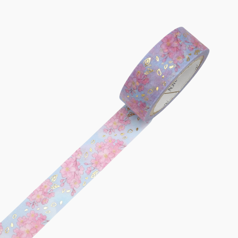 Kamiiso Saien Washi Tape - Spring Sky