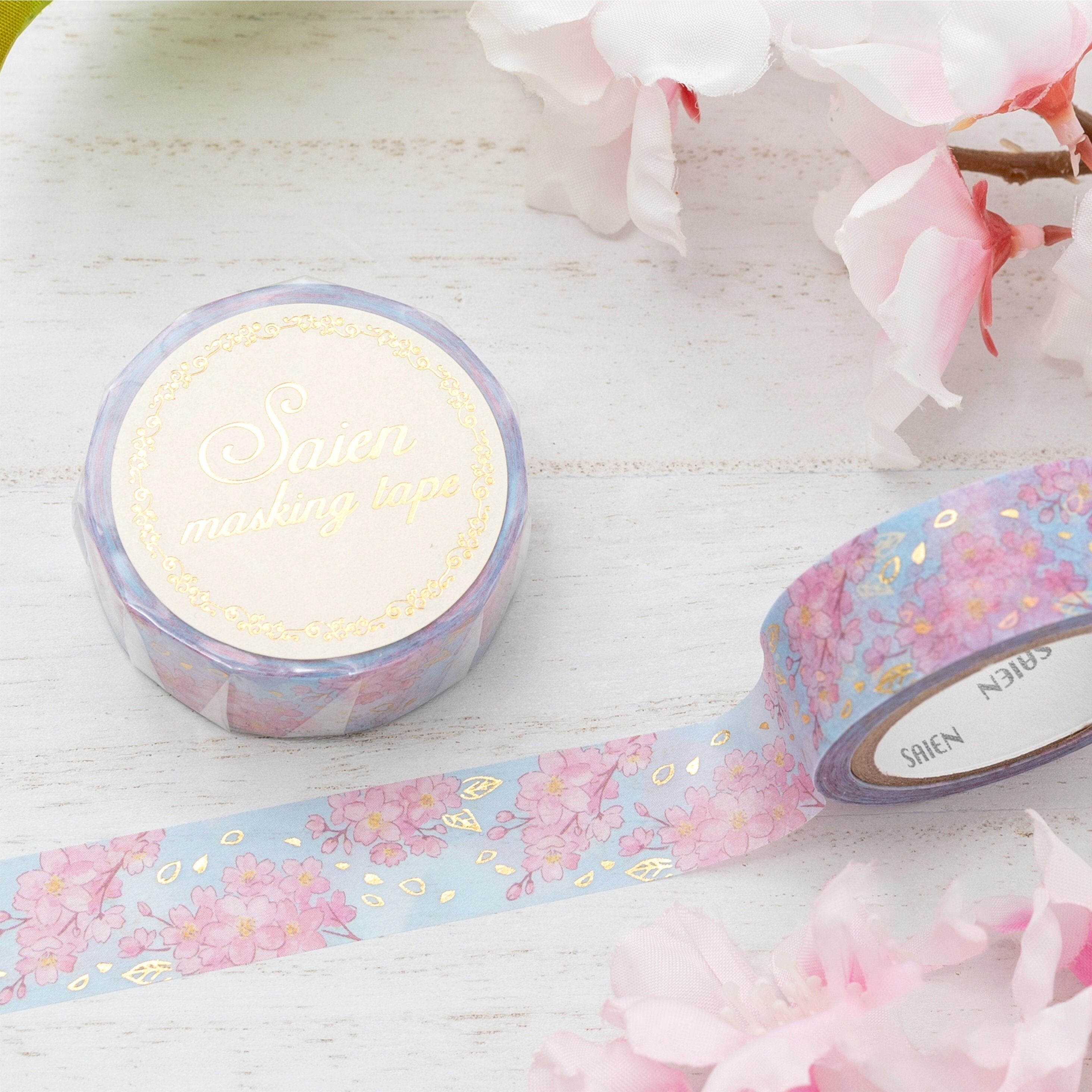 Kamiiso Saien Washi Tape - Spring Sky