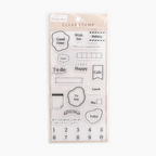 Kamio Daily Deco Clear Stamp - Daily