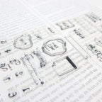 Kamio Daily Deco Clear Stamp - Daily