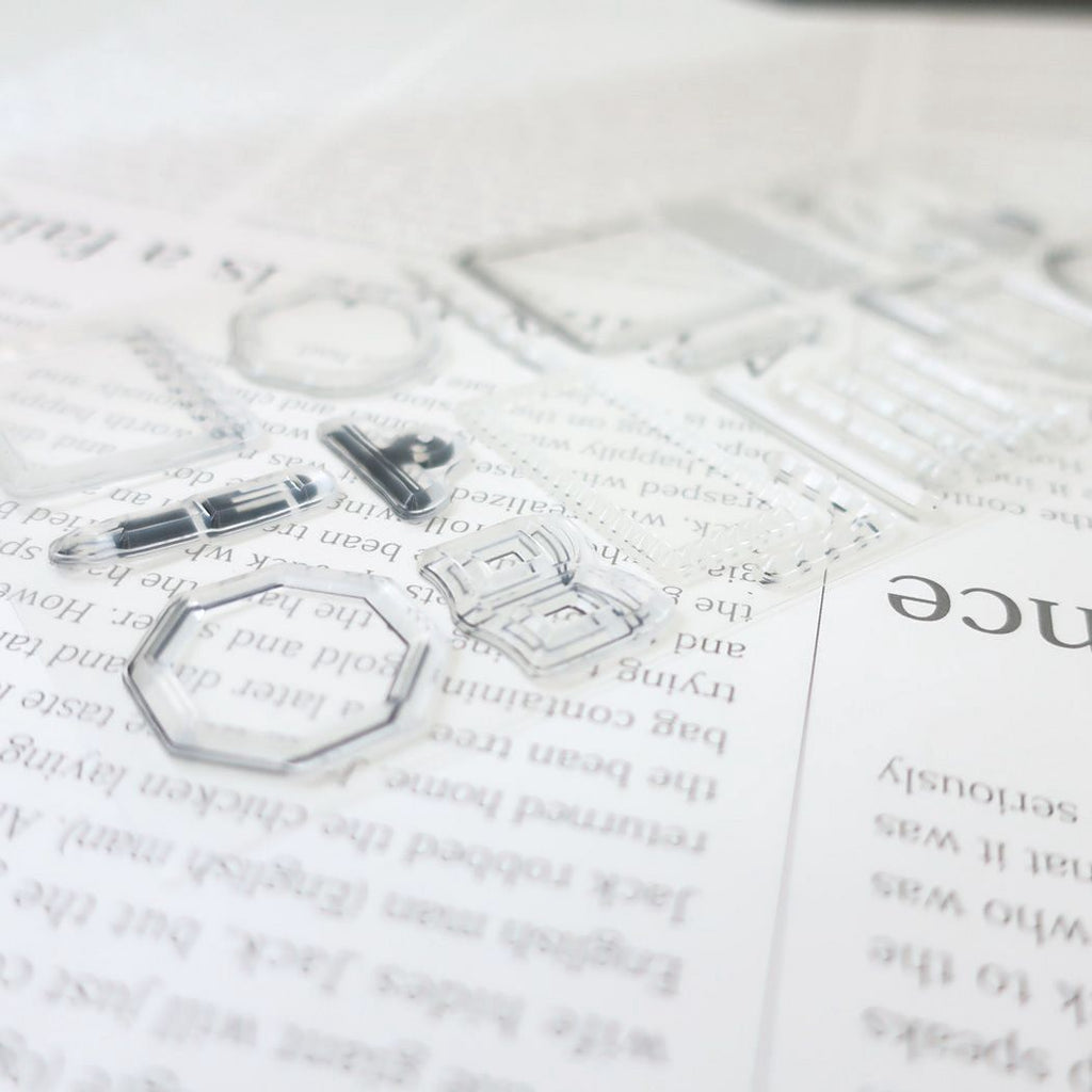 Kamio Daily Deco Clear Stamp - Journal