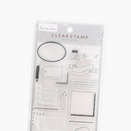 Kamio Daily Deco Clear Stamp - Journal