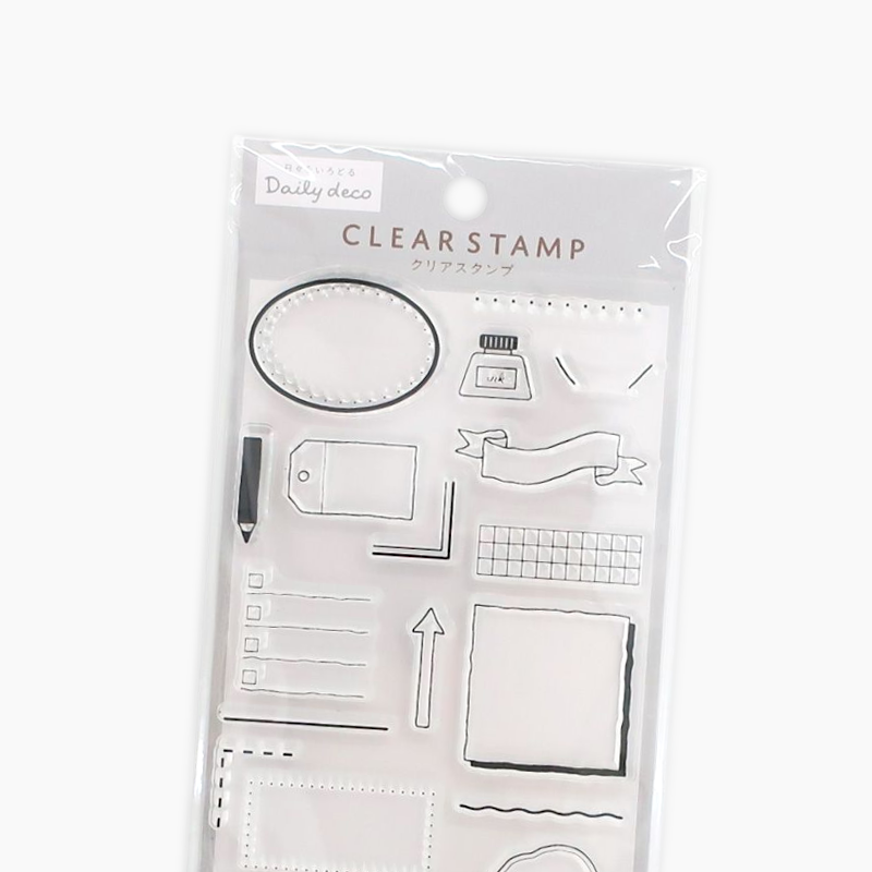 Kamio Daily Deco Clear Stamp - Journal