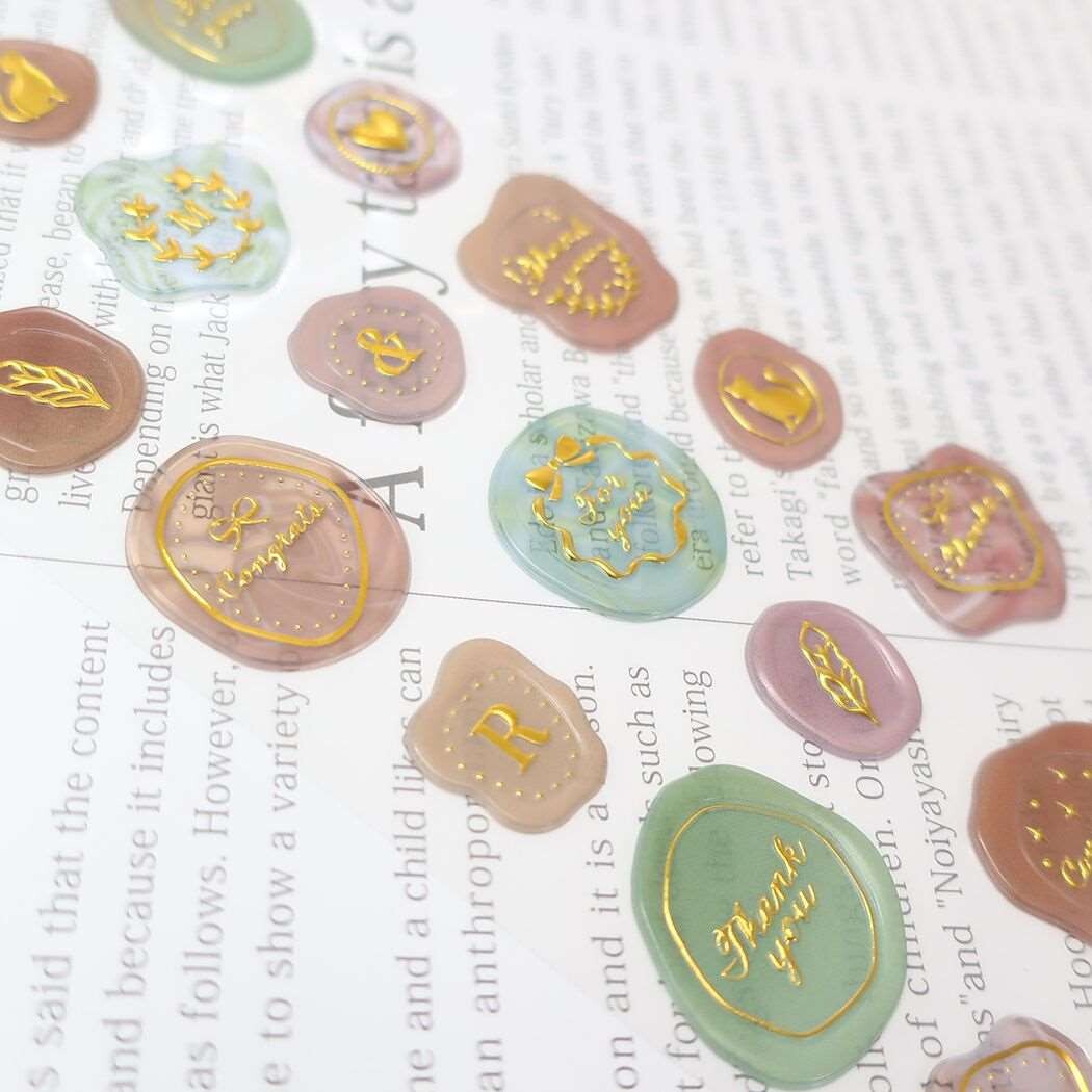 Kamio Melty Chouchou Wax Seal Stickers